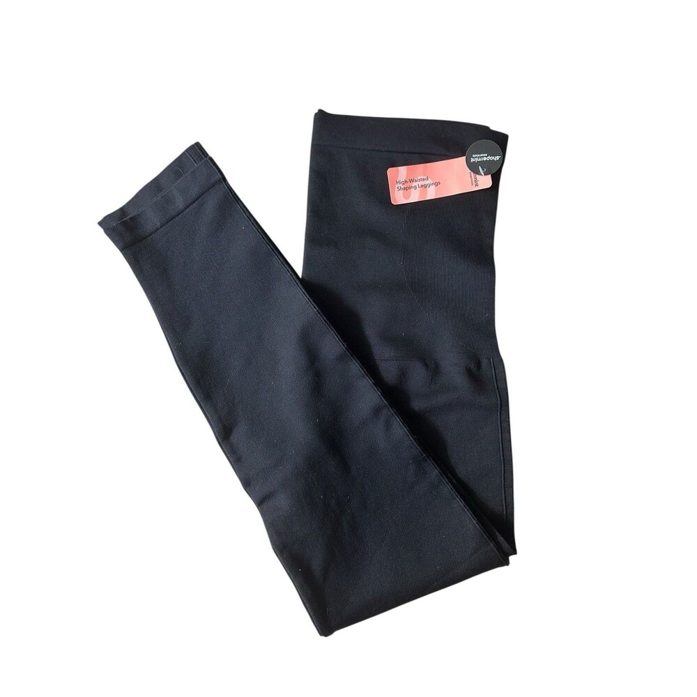 Shapermint Women's High Waisted Shaping Leggings 42075 Black 2XL